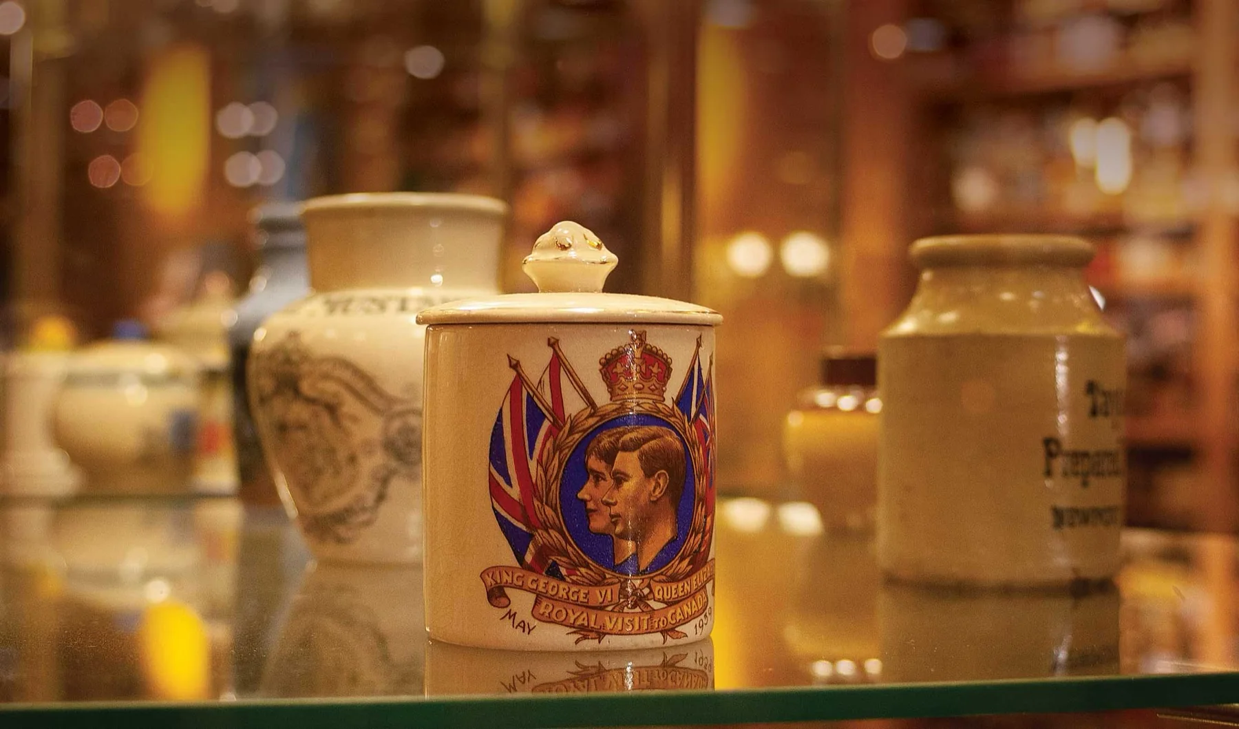 Mustard pots are part of the collection, too.